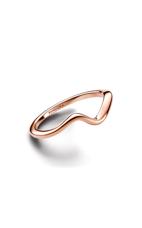 Pandora Polished Wave Ring 183095C00-58