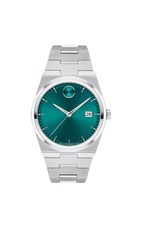 Movado Bold Quest 40mm Green Sunray Dial Men's and Ladies Watch 3601222