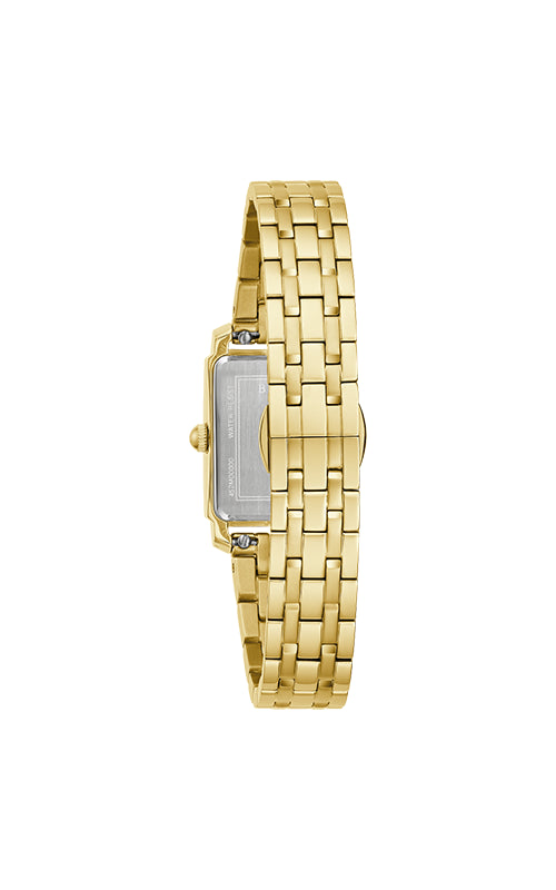 Bulova Ladies' Sutton 21mm Gold Tone Mother of Pearl Watch 97L177