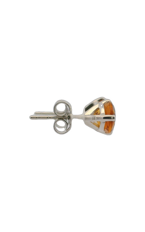 Albert's 14k White Gold 1.68ctw Round Citrine Suds E2213563