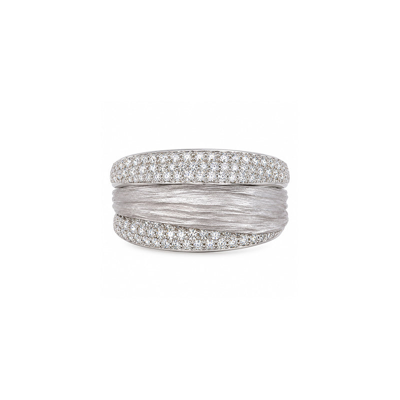Ashley Lauren 14k White Gold 5/8ctw Pave Band ZRG15107-4WV