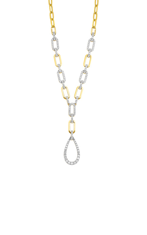 Albert's 14k Yellow Gold 1ctw Diamond Link Necklace NK09307-4YC