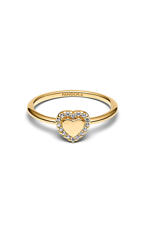 Pandora Engravable Heart Halo Ring 163801C01-56