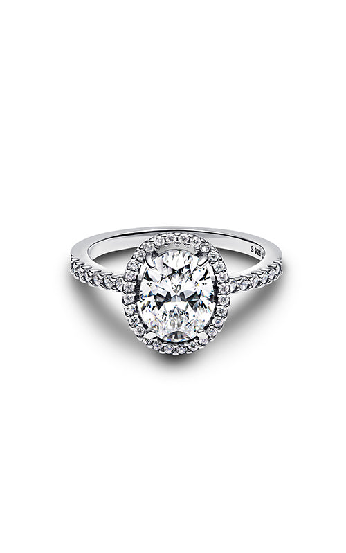 Pandora Oval Sparkling Halo Statement Ring 193777C01-54