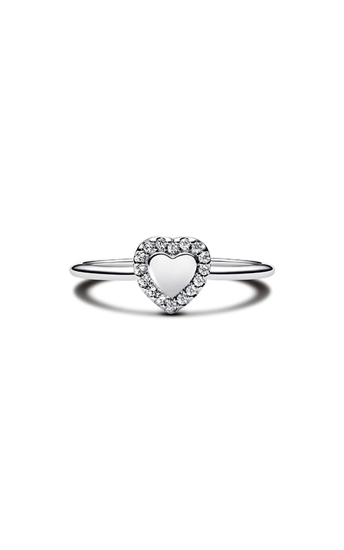 Pandora Engravable Heart Halo Ring 193801C01-56