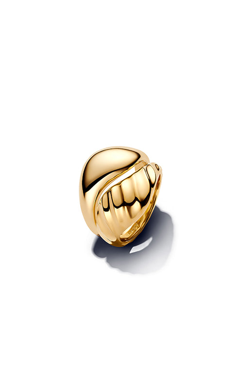 Pandora Rippled Stacking Rings 163832C00-60