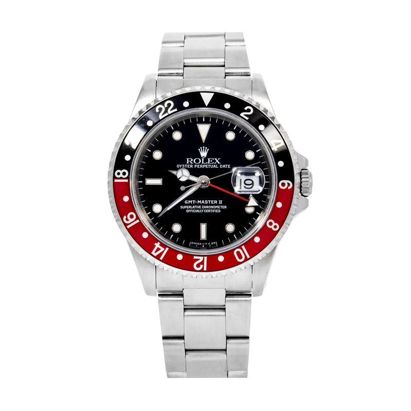 Pre-Owned Rolex 40MM GMT Master II “Coke” Watch 16710