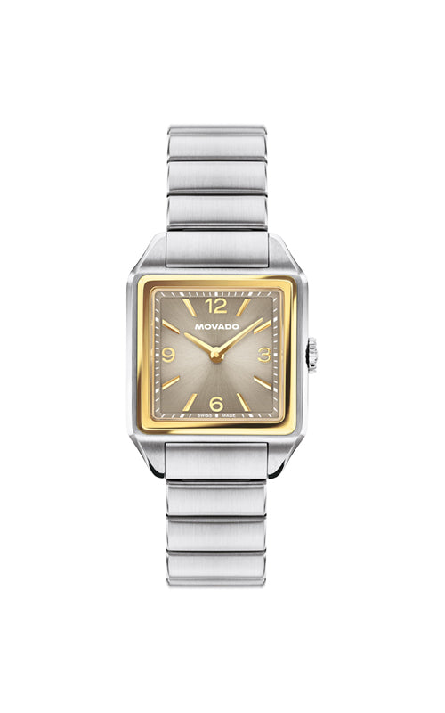 Movado Ladies' Heritage 1917 34mm Two Tone Taupe Watch 3650249