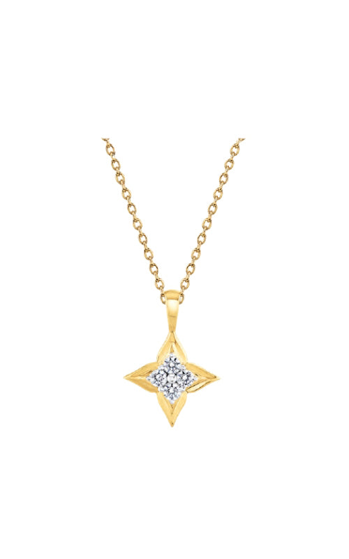 Albert's 14k Yellow Gold .25ct Diamond Star of Hope Necklace 2486380254Y