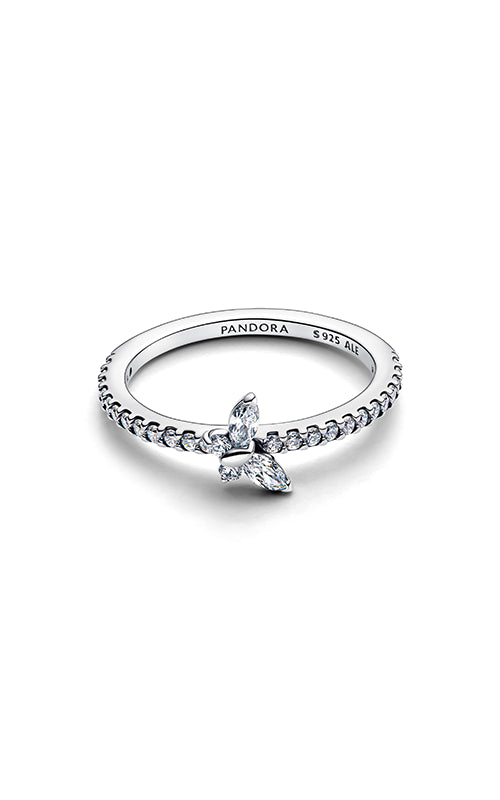 Pandora Sparkling Butterfly Ring 194269C03-50
