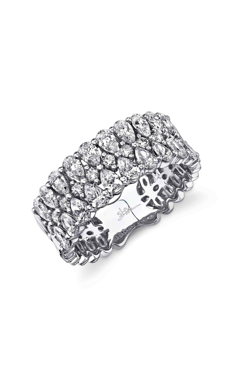 Shy Creation 14k White Gold 1.67Ctw Pear & Round Diamonds Fashion Band SC55019349V2