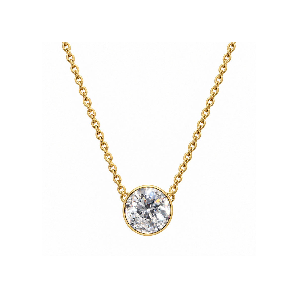 Ashley Lauren 14k Yellow Gold 2.76ctw Round Diamond Solitaire Necklace EGLUS49137506D/MZ002338-14Y_18