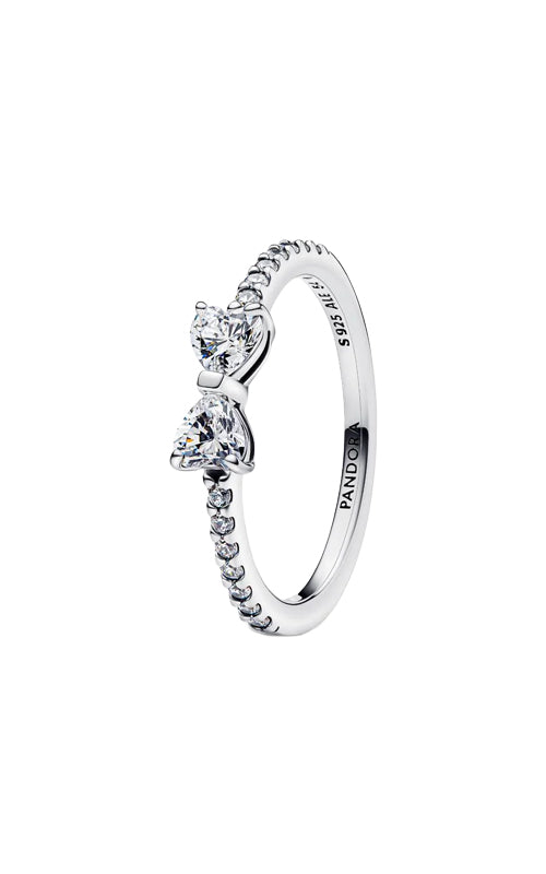 Pandora Sparkling Bow Ring 193510C02-60