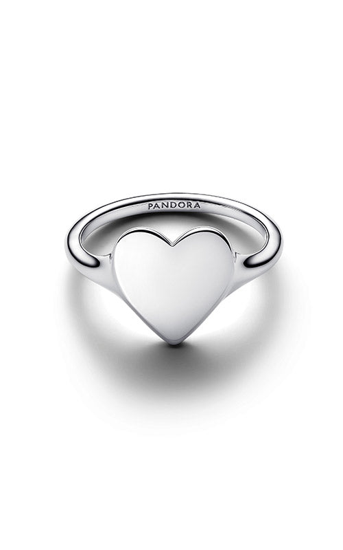 Pandora Engravable Heart Ring 193988C00-60