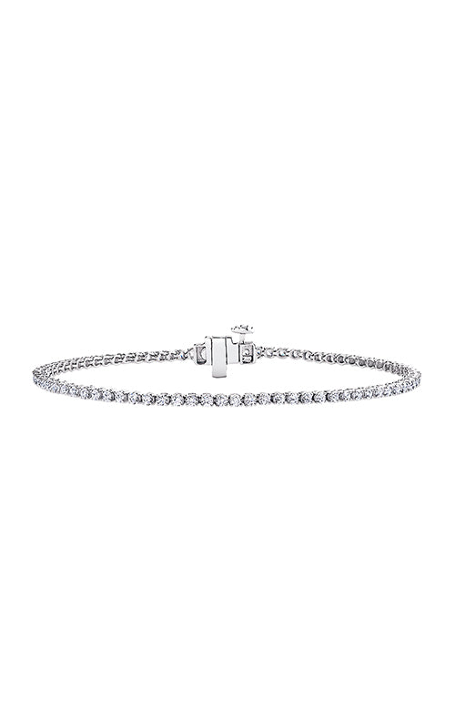 Albert's Sterling Silver 2ctw Lab Grown Diamond Tennis Bracelet BT-21776N9Y4S