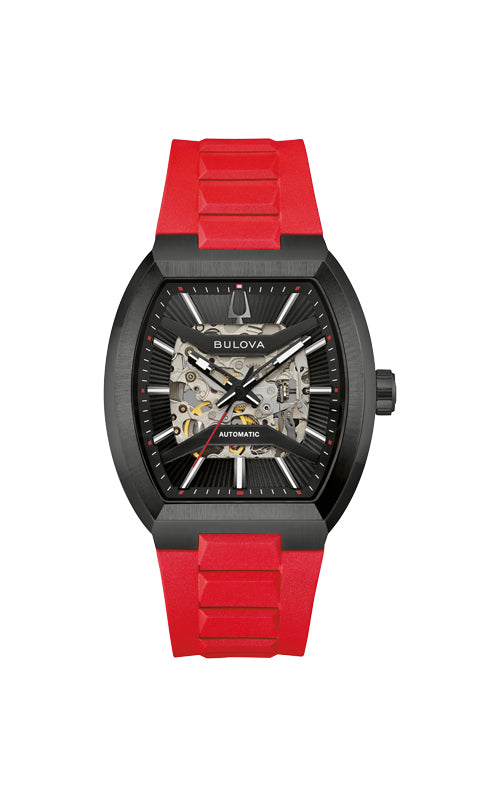 Bulova Men's Maquina Openwork Automatic Watch 98A341