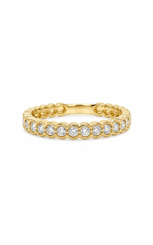 Shy Creation 14k Yellow Gold .32ctw Diamond Band SC55029622