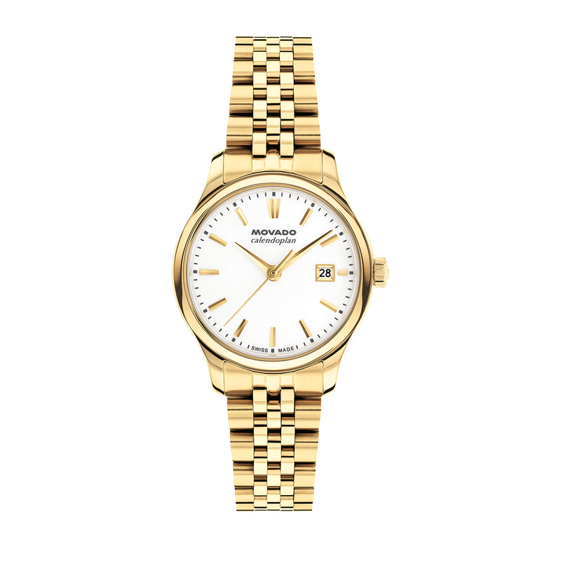 Movado Ladies' Calendoplan Gold Tone Watch 3650239