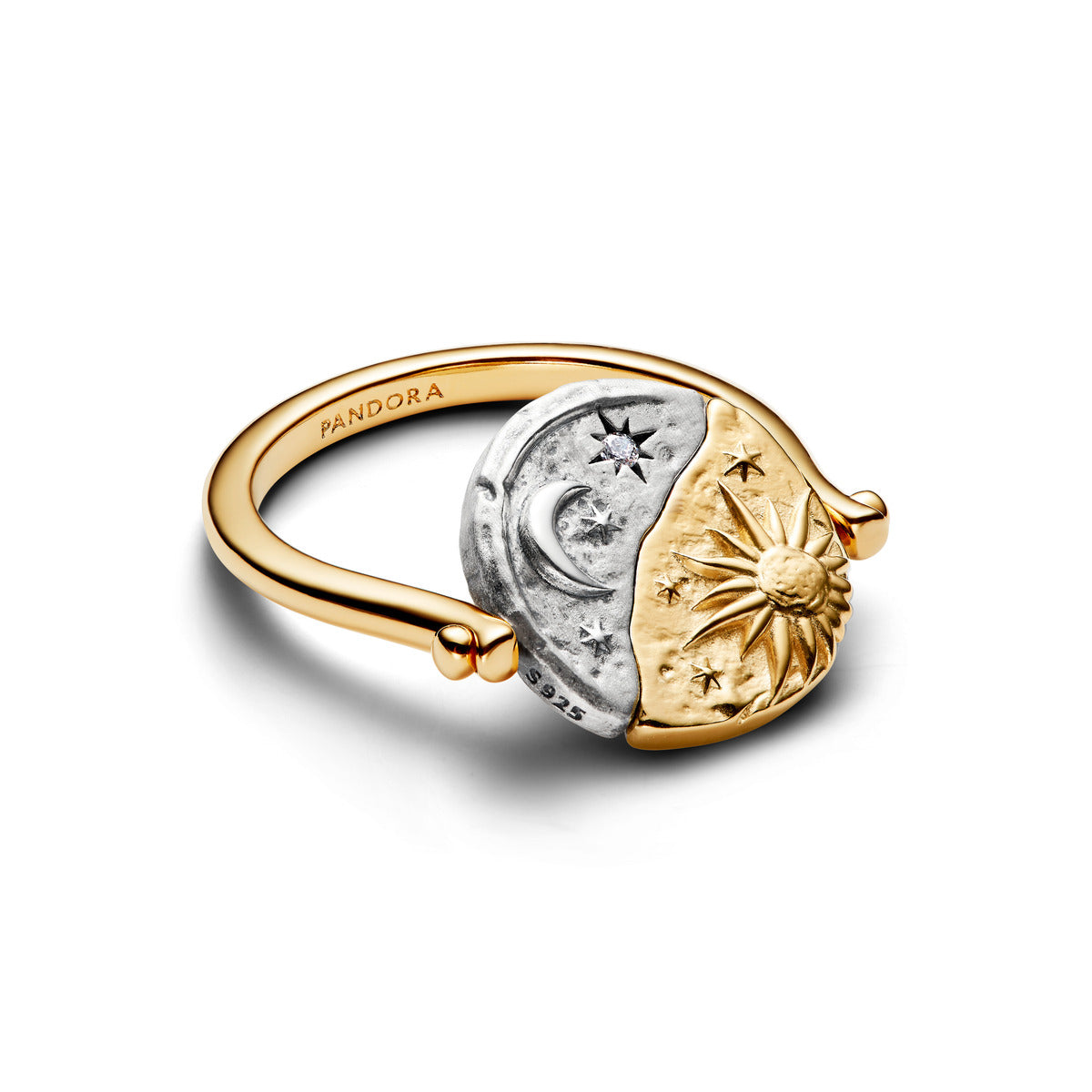 Pandora Sun & Moon Reversible Medallion Ring 164810C01-52