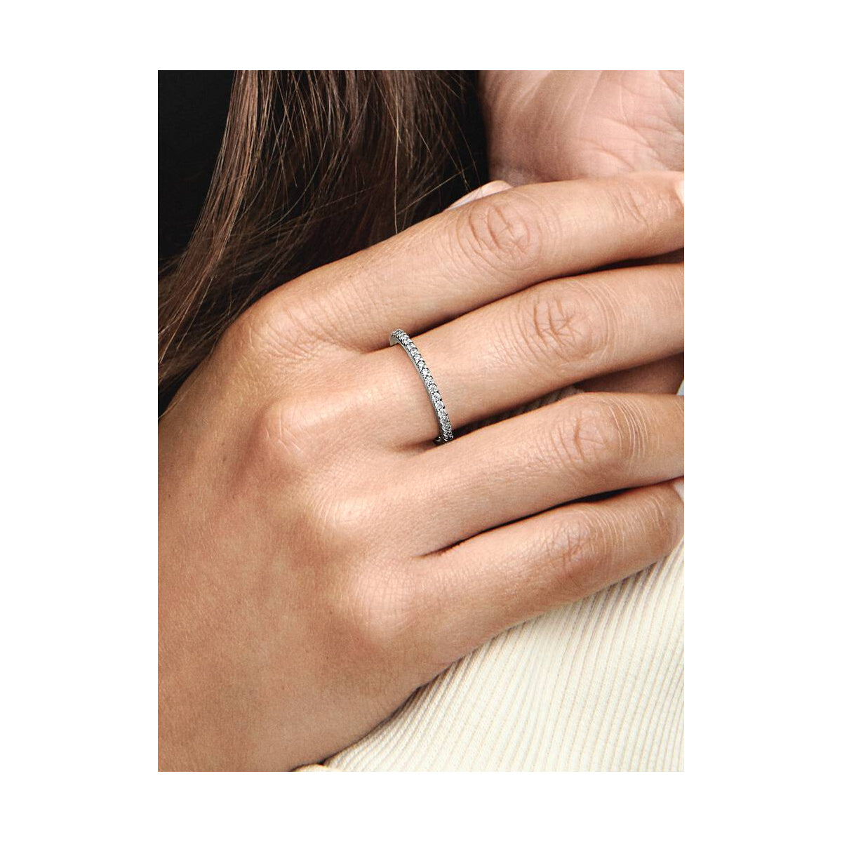Pandora Sparkling Band Ring 192999C01-62