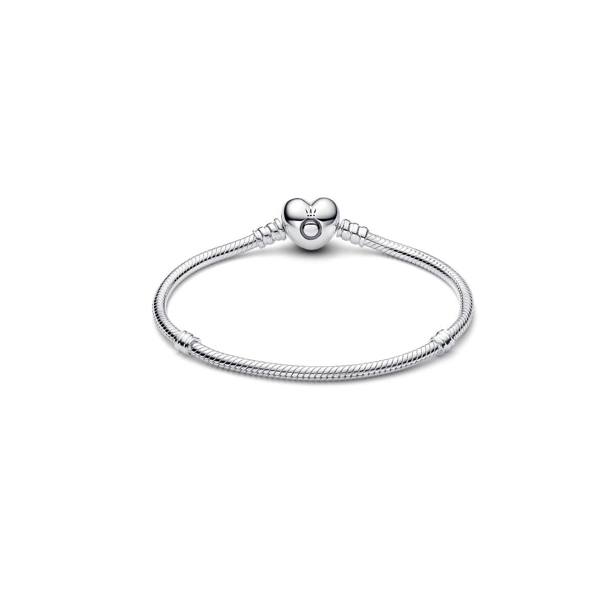 Pandora Moments Heart & Snake Chain Bracelet 594594C00-23