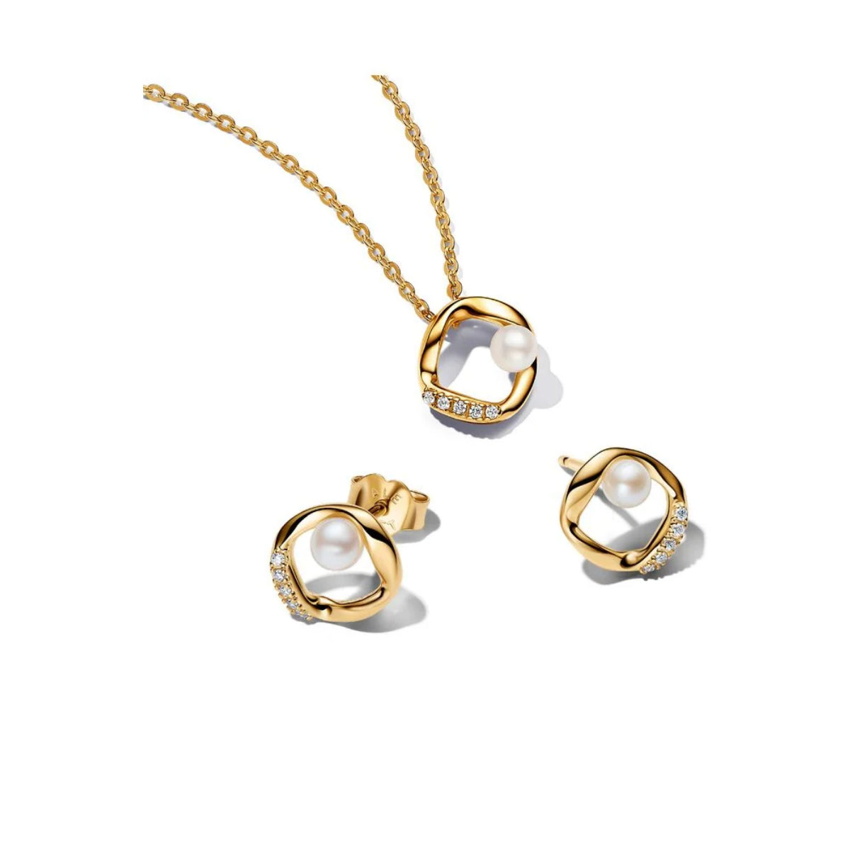 Pandora Organic Sparkle and Pearl Jewelry Gift Set B802809