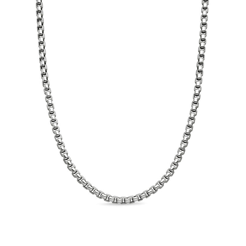 Box Chain Necklace in Sterling Silver, 5.2mm