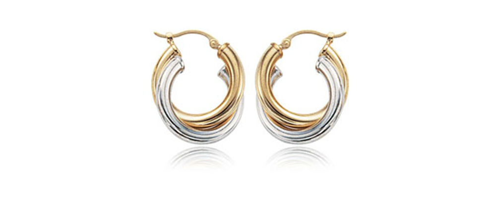 Albert's Jewelers Statement Hoop Earrings