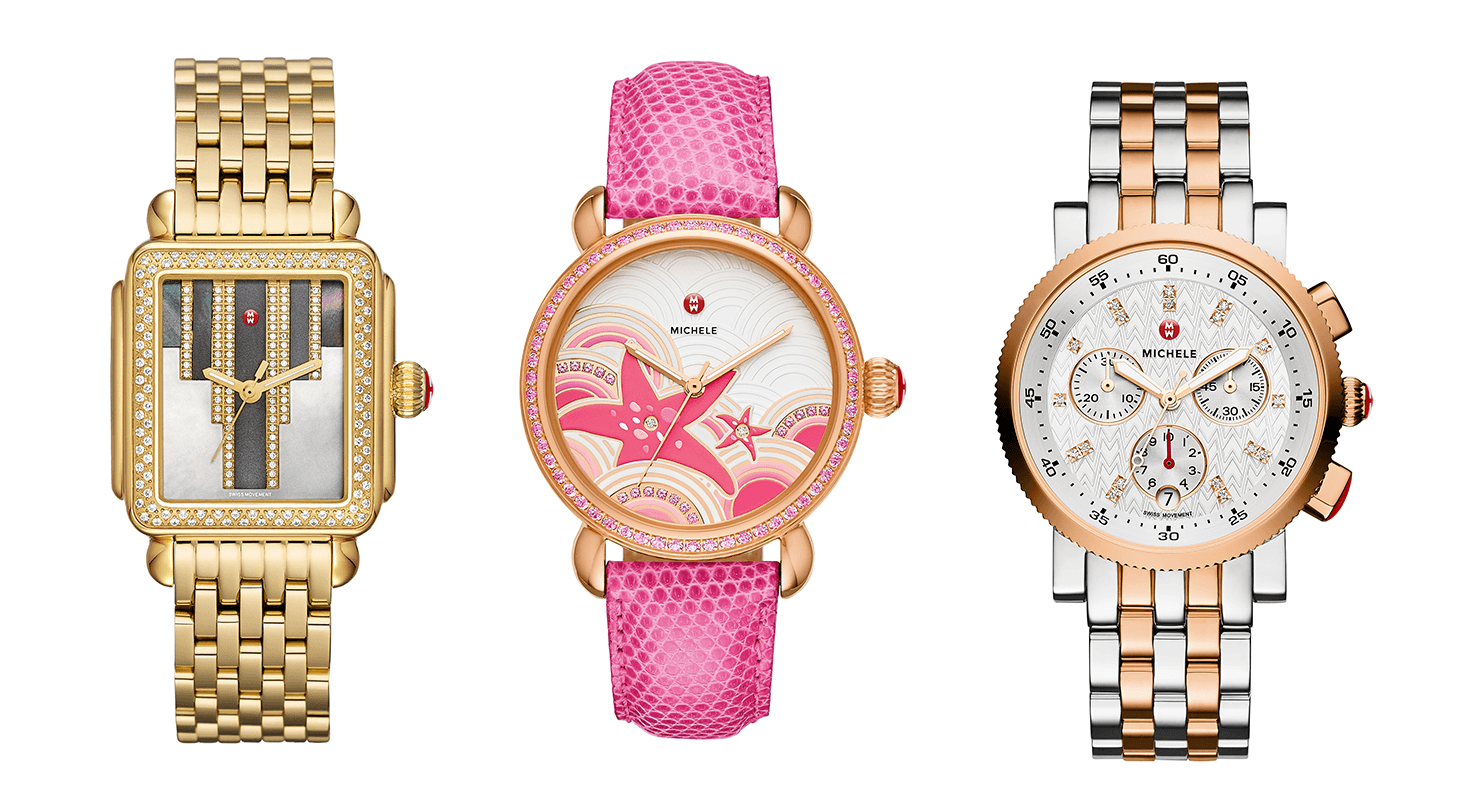 Michele Watches available at Albert's Diamond Jewelers