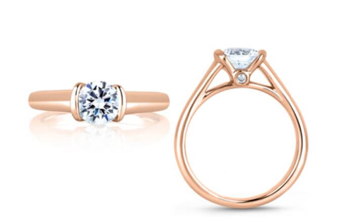 Tension Engagement Ring from A. Jaffe