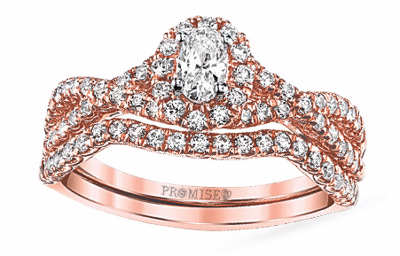 Rose Gold Engagement ring from the Albert's Collection