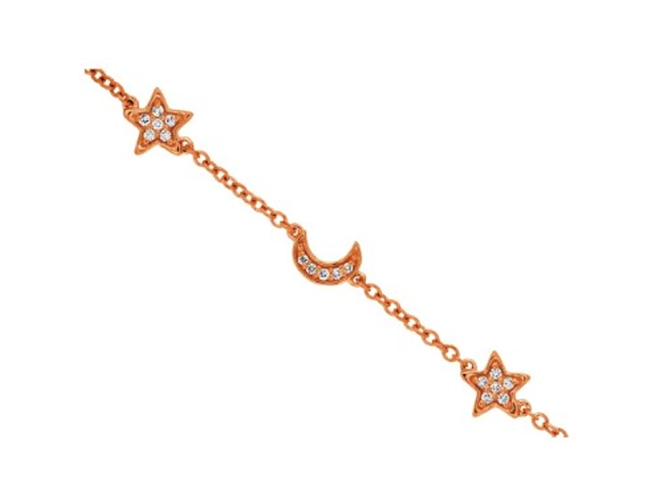 rose gold celestial bracelet