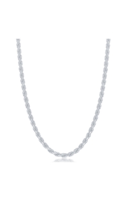 Albert`s Sterling Silver 22 In 3mm Rope Chain