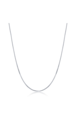 Albert`s Sterling Silver 18 In .8mm Box Chain