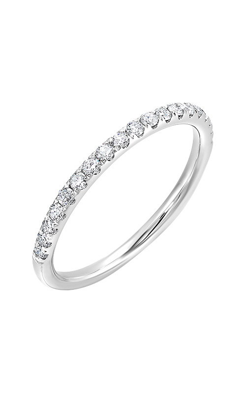 Albert`s Collection 14k White Gold .20ctw Diamond Ring Guard OW12A21
