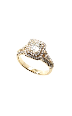 Albert`s 14k Yellow Gold 1.37ctw Emerald Engagement Ring 2RG77/ER11072