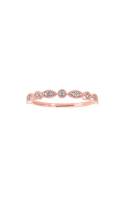 Albert`s 14k Rose Gold 1/10ctw Marquise and Round Shaped Band RG71797-4PD