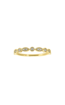 Albert`s 14k Yellow Gold 1/10ctw Marquise and Round Shaped Band RG71797-4YD