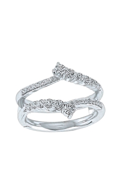 Albert's 14k White Gold 5/8ctw Diamond Guard Ring 3514000624W