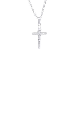 Albert`s Sterling Silver Crucifix Necklace C1000