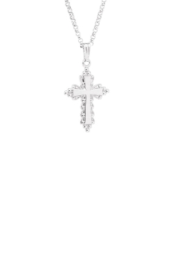 Albert's Sterling Silver Cross Necklace C198
