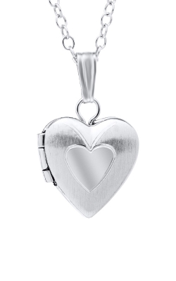Albert's Sterling Silver Child Heart Locket M 211