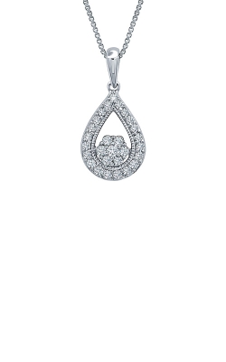 Albert`s Sterling Silver 1/5ctw Diamond Necklace PF-5237SC4SS