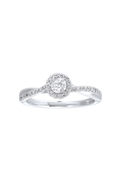 Albert's 14k White Gold .25ctw Round Diamond Engagement Ring RG76918-4WC