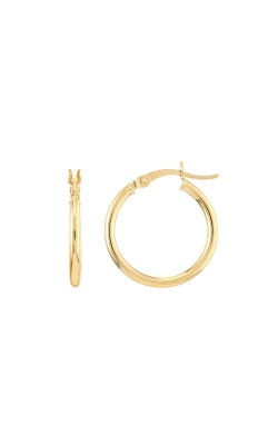 Albert's 14k Yellow Gold 2x20mm Polished Hoop Earrings TM001735