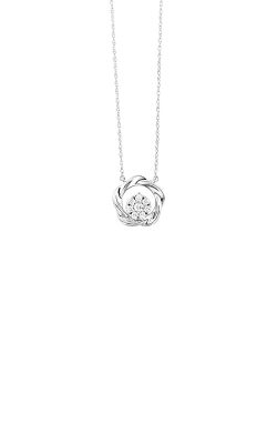 Albert`s Sterling Silver Diamond Circle Necklace PD36550-SSD