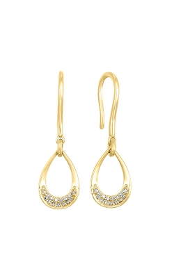 Albert`s 14k Yellow Gold 1/10ctw Diamond Drop Earrings ER33326-1YSC
