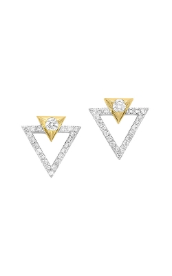 Albert`s 14k White and Yellow Gold 1/2ctw Diamond Stud Earrings ER10612-4WYC