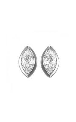 Albert`s 14k White Gold .16ctw Marquise Diamond Stud Earrings ER10025-4WC - FINAL SALE