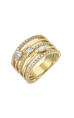 Albert's 14k Yellow Gold 3/4ctw Diamond Ring RG12327-4YCSC